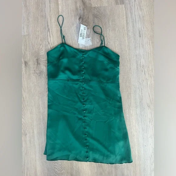 Urban Outfitters Satin Slip On Dress - Picture 2 of 4